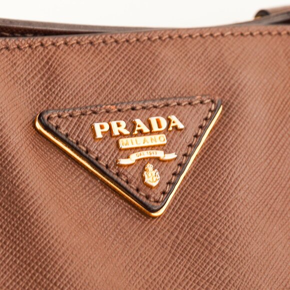 Prada Galleria Medium Brown Saffiano Leather Tote - Picture 11 of 15